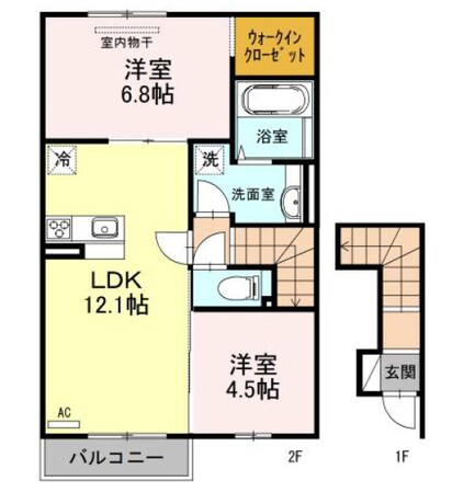 プルメリアの物件間取画像